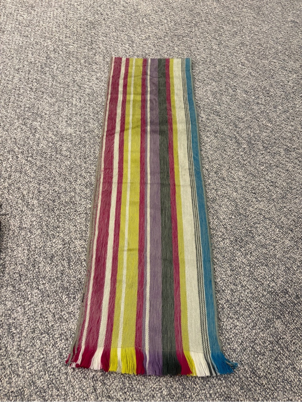Shupaca Multicolor Striped Alpaca Scarf